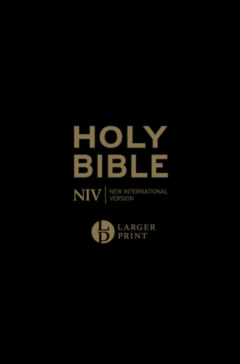 NIV Larger Print Personal Bible, Black - Re-vived