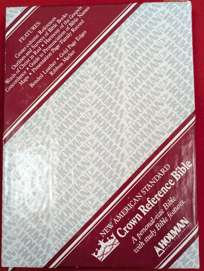 NASB New American Standard Bible Black Bonded Leather. Sealed and Unopened.