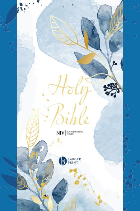 NIV Larger Print Denim Soft-tone Bible with Zip - Re-vived