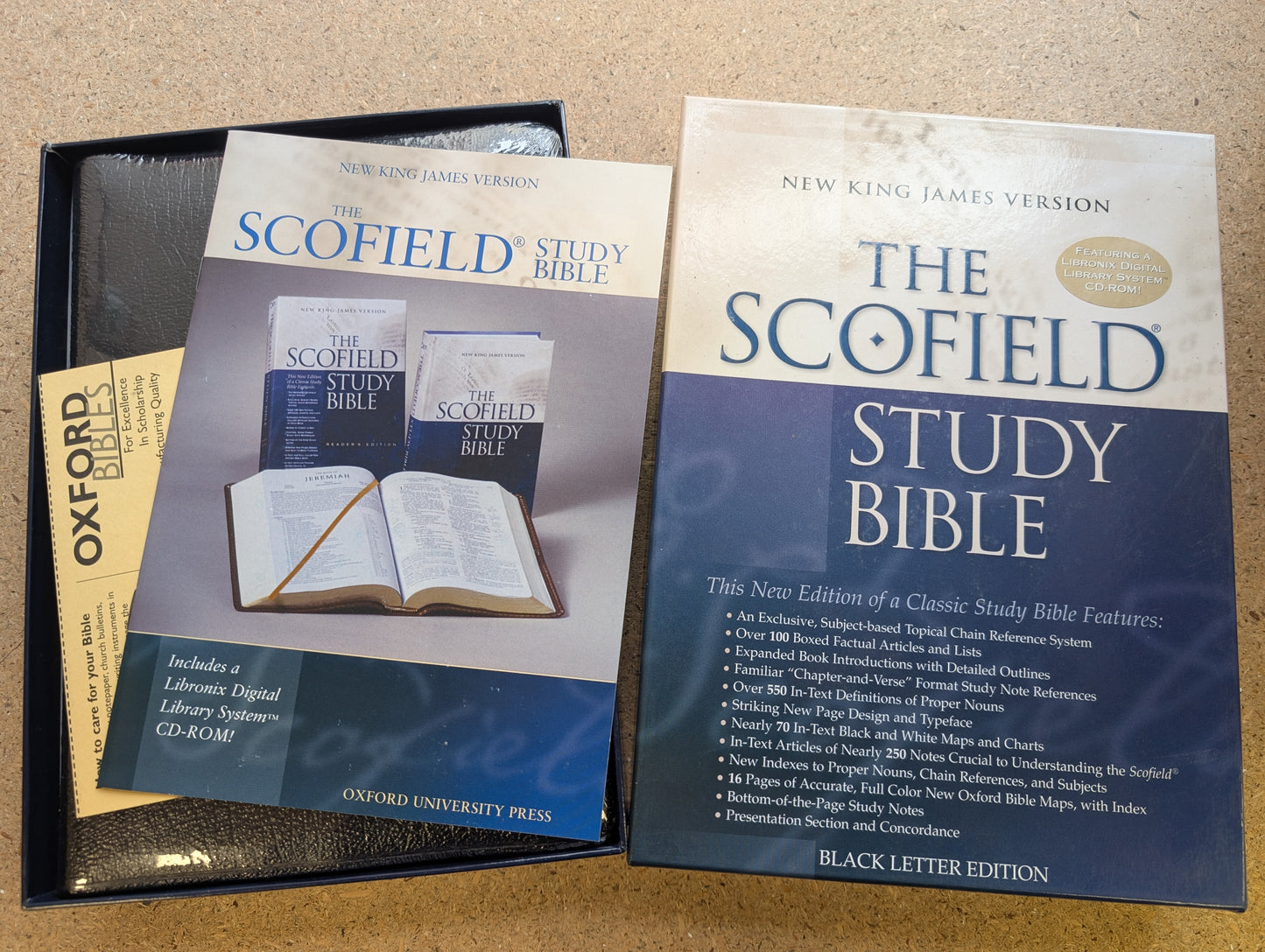NKJV The Scofield Study Bible Black Letter Edition – Genuine Leather Edition