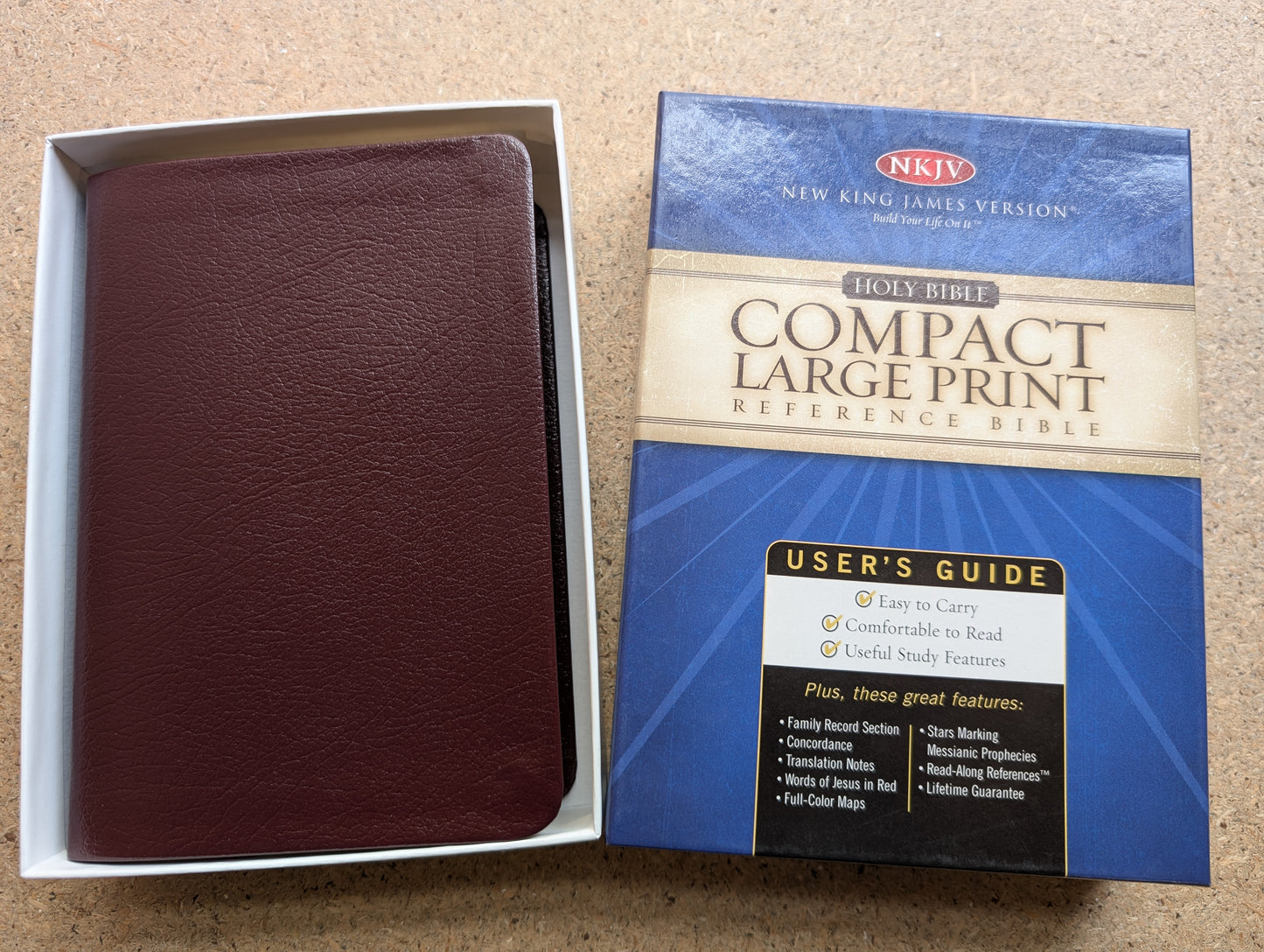 NKJV Compact Large Print Reference Bible