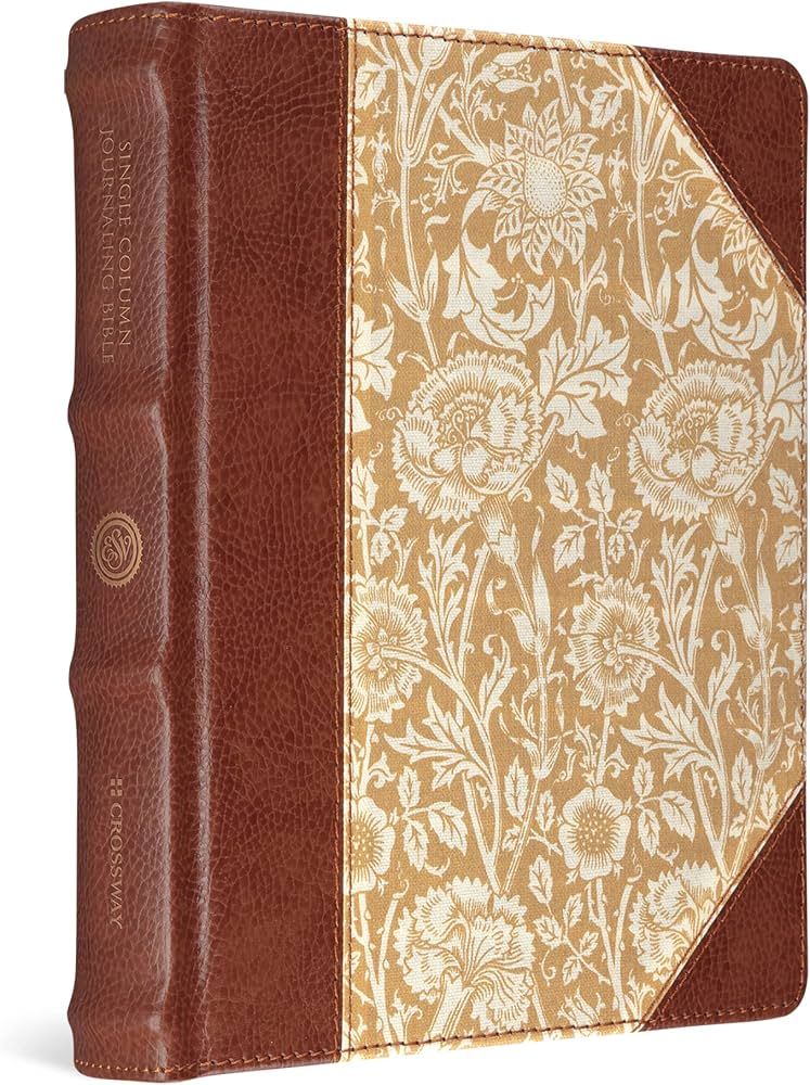 ESV Single Column Journaling Bible (Antique Floral Design)