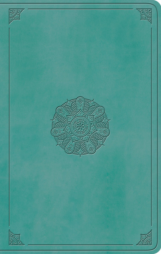 ESV Large Print Value Thinline Bible TruTone, Turquoise - Re-vived