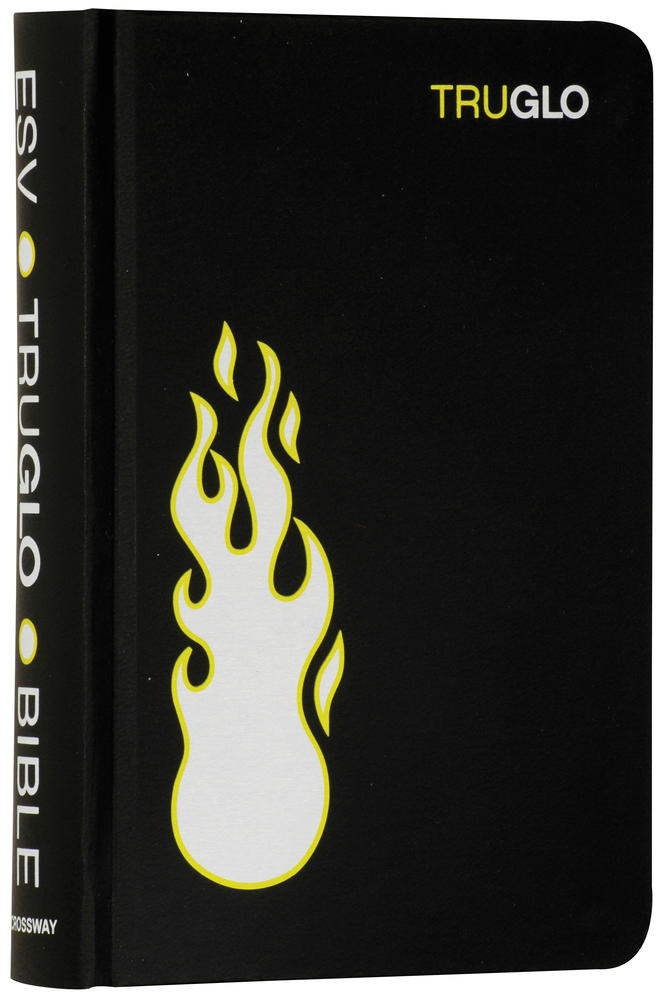 ESV Compact TruGlo Bible Black Flame