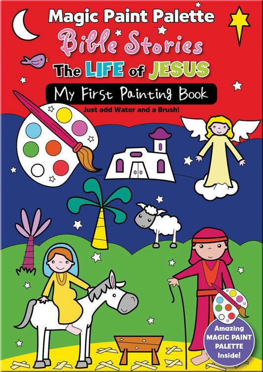 Magic Paint Palette Bible Stories: The Life Of Jesus - Re-vived