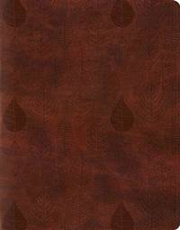ESV SINGLE COLUMN JOURNALLING BIBLE CHESTNUT LEAVES DESIGN IMT LTH