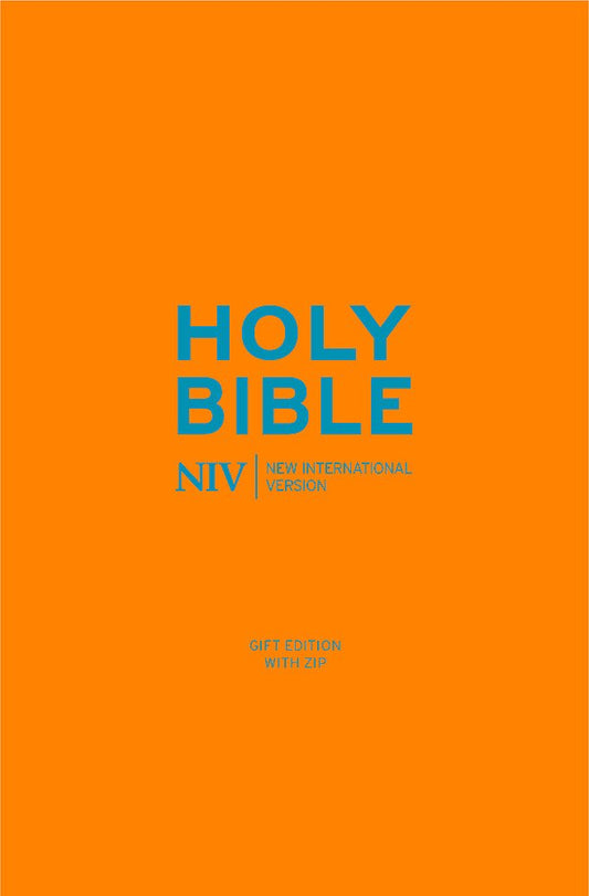 NIV Pocket Cyan Soft-Tone Bible With Zip - Re-vived