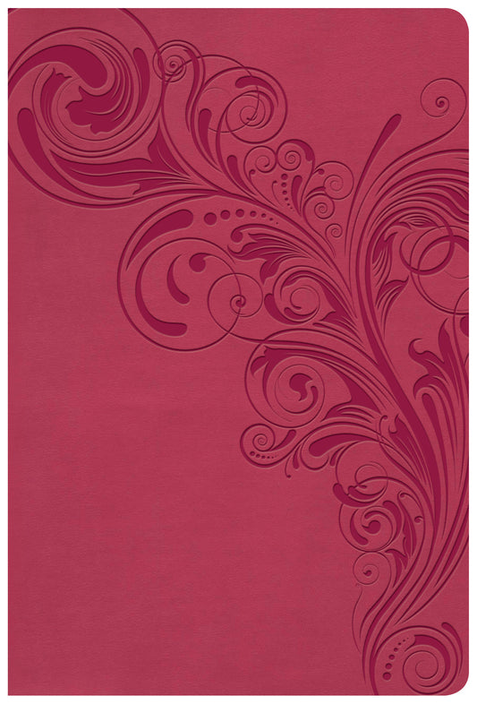 KJV GIANT PRINT REFERENCE BIBLE PINK LEATHER TOUCH