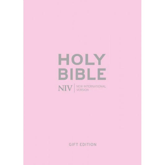 NIV BIBLE POCKET SIZE PASTEL PINK SOFT TONE